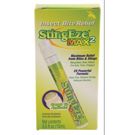 Wisconsin Pharmacal 019012 Stingeze Max Insect Bite Relief Dauber Pen 0.5 Oz